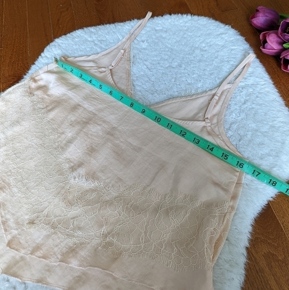 FREE PEOPLE intimately your eyes cami lace satin camisole xs small - Picture 9 of 10